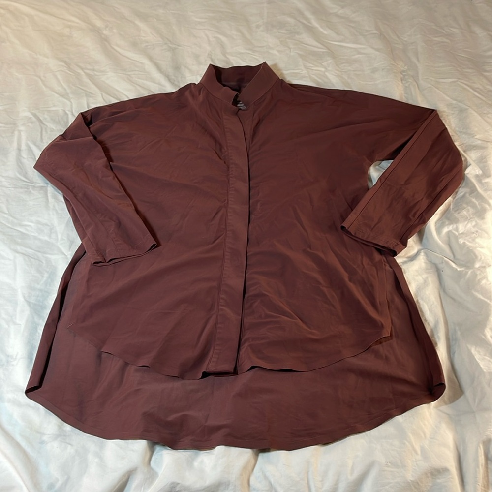 Aday Something Borrowed Snap Front Shirt